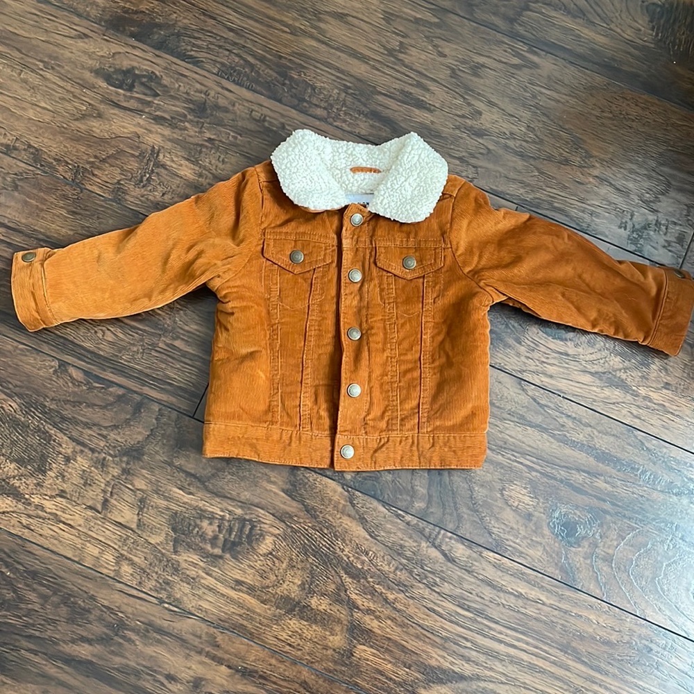 Toddler corduroy trucker jacket